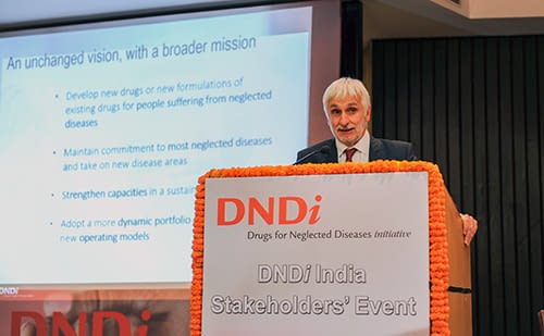 Dr Bernard Pécoul, Executive Director, DNDi.