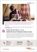 Cover page paediatric HIV factsheet