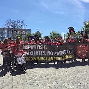 Hepatitis C activists at the International Liver Congress 2016
