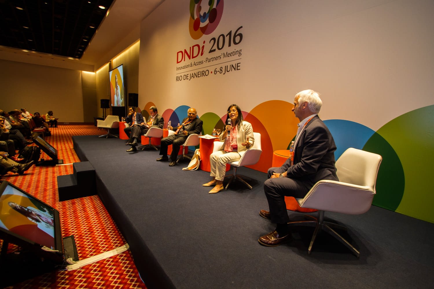 DNDi 2016 Partners' Meeting Rio Brazil, panel with Bernard Pecoul