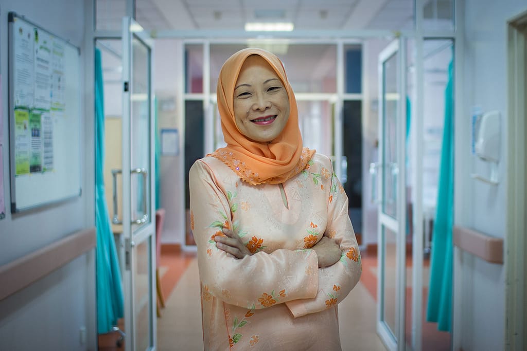 Doctor in a hospital in Malaysia