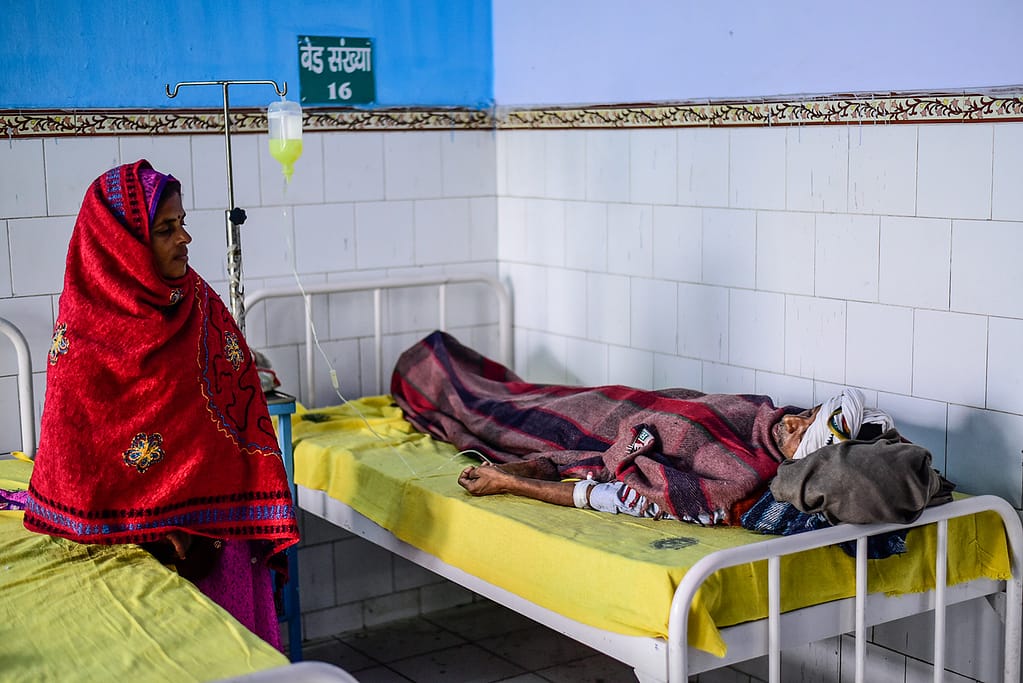 VL patient under treatment in Sadar Hospital Chapra