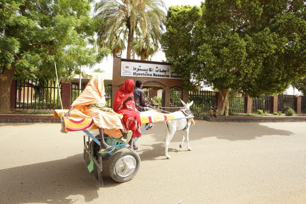 Patients are very poor. It is common for them to come in a donkey cart.