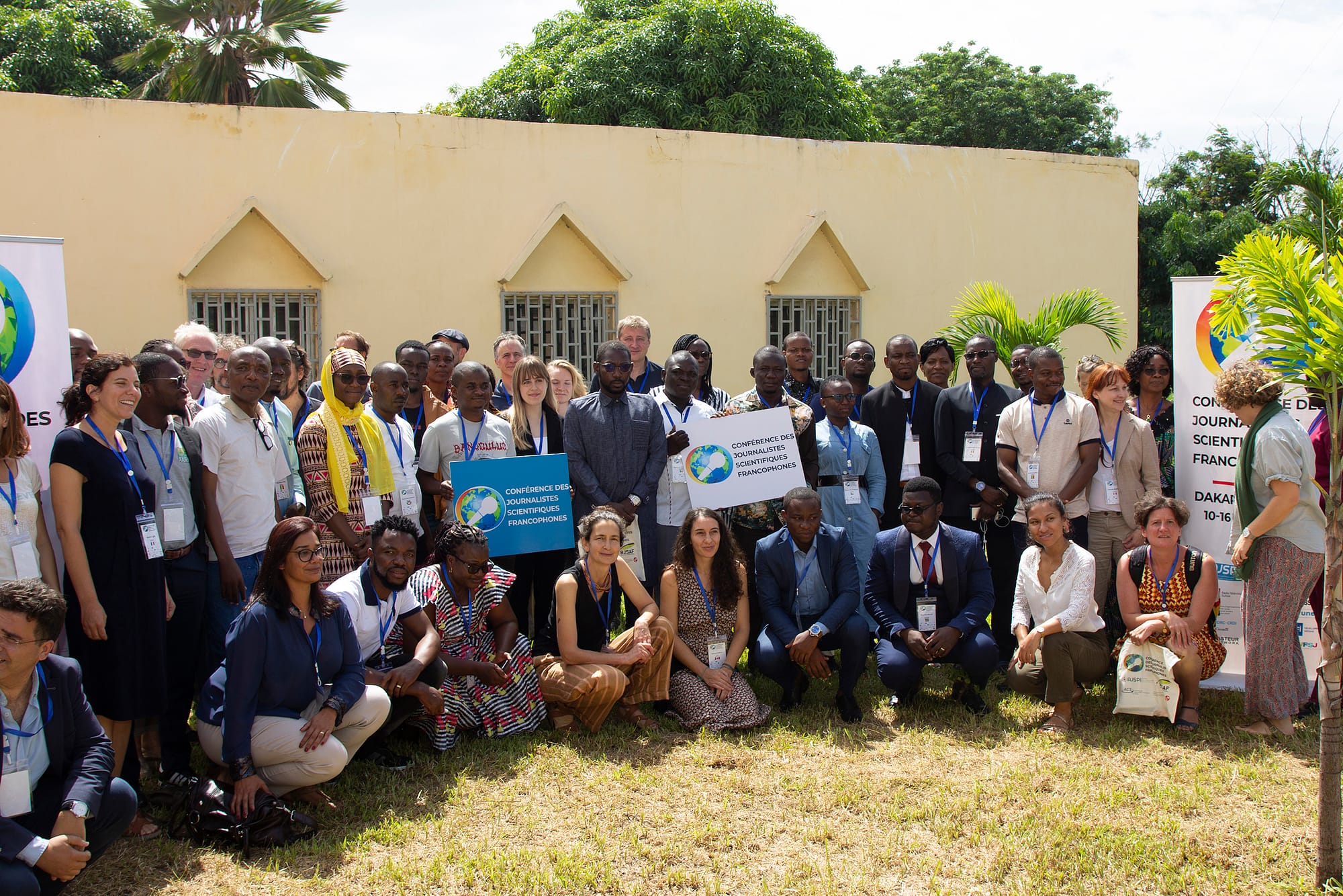 Group photo form the World Conference of Francophone Science Journalists