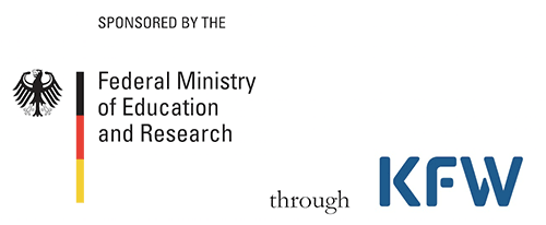 Federal Ministry of Education and Research (BMBF) through KfW logo