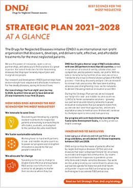 Strategic Plan 2021-2028 at a glance coverpage